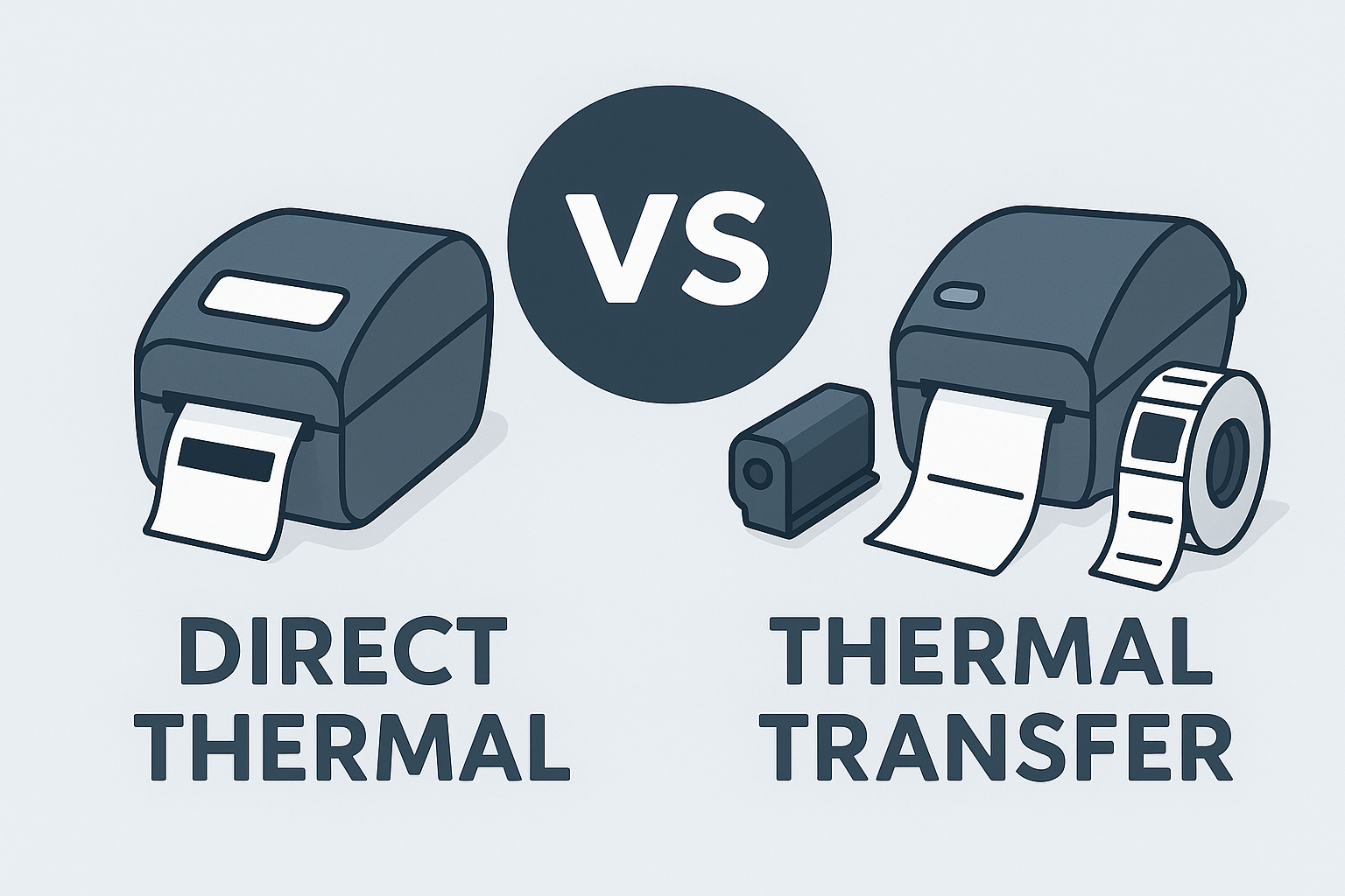 Thermisch direct vs thermal transfer: wat is het verschil?