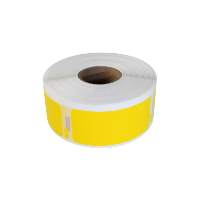 Dymo 11352 compatible labels geel, 25 x 54mm, 500 etiketten