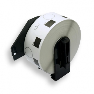 Brother DK-11218 compatible labels, Ø 24mm, 1000 etiketten