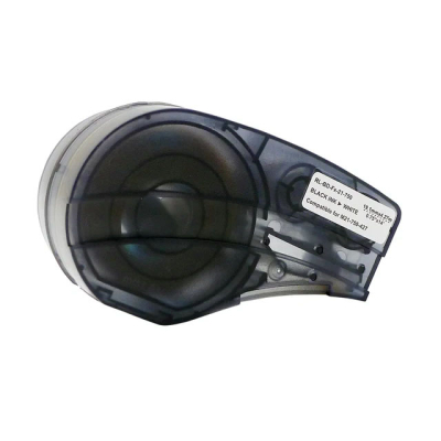 Brady M21-750-427 compatible draad- en kabellabel zwart op wit 19,1mm