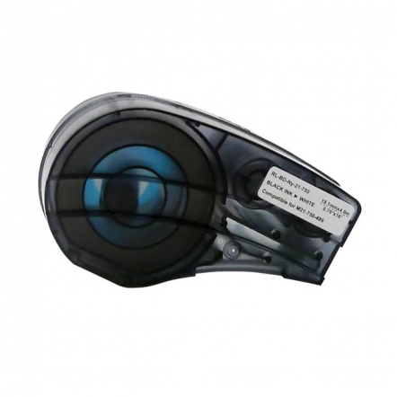 Brady M21-750-499 compatible labeltape zwart op wit 19,1mm