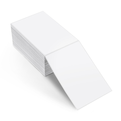 Fanfold verzendlabels, 100 x 150mm, 500 etiketten